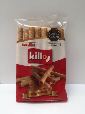 Barquillos KILLOS x 12 Und