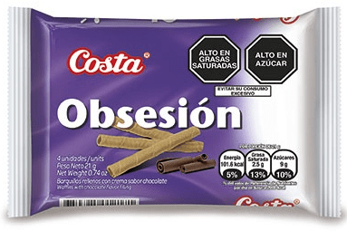 Barquillo Obsesión Costa x 21gr