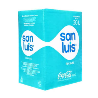 San Luis S/Gas en Caja (20 Litros)