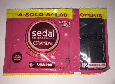 Sedal Shampoo Ceramidas Sachet x 24ml