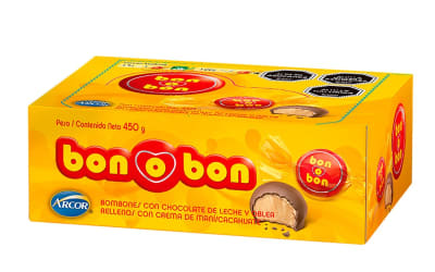 Bombones de Chocolate BON O BON Clásico x 450gr