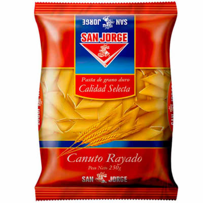Fideos Canuto Rayado San Jorge x 250gr