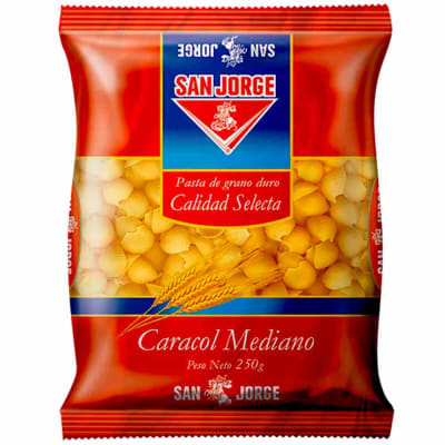 Fideos Caracol Mediano San Jorge x 250gr
