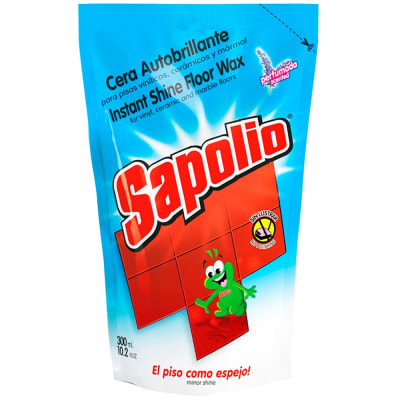 Cera Liquida Sapolio Autobrillante (Amarilla/Roja) x 300ml