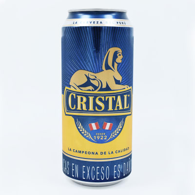 Cerveza Cristal lata