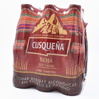 Cerveza Cusqueña ROJA (Six pack)
