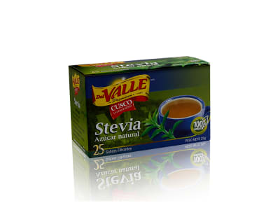DEL VALLE Stevia Azúcar Natural (Cja.x25Filtrantes)