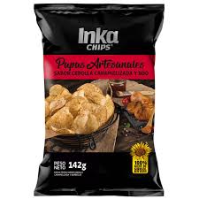 Piqueo Papas Artesanales Inka Chips Cebolla/BBQ