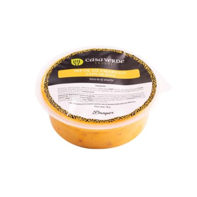 Salsa de Aji amarillo y queso CASA VERDE 90gr