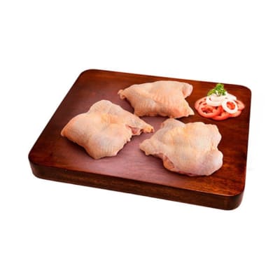 Filete parrillero de pierna de pollo c/piel bolsa de 3 unidades