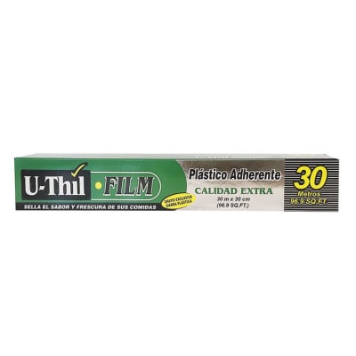 Plástico Adherente Film Plast UTHIL CJ 30Mx30CM