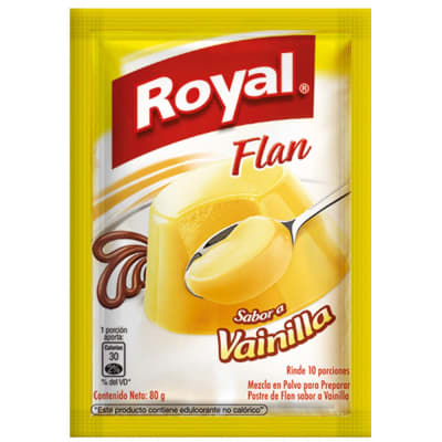 Flan de Vainilla Royal en Sobre