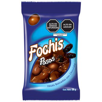 Pasas bañadas C/Chocolate Fochis