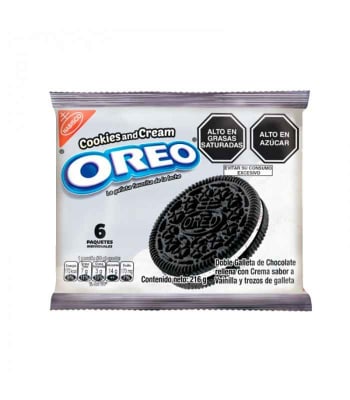 Galletas Oreo Cookies & Cream Pack x 6Und