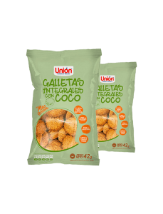 Galletas Unión Lonchera integral de coco (42gr)