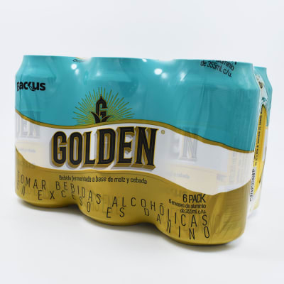 Cerveza Golden Six Pack (lata)