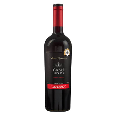 Vino Gran Tinto Fina Reserva Tabernero Malbec/Merlot x 750ml