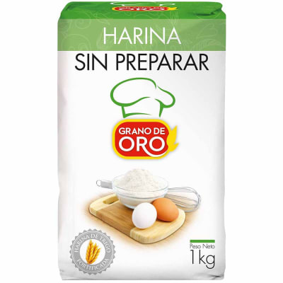 Harina S/Preparar Grano de Oro x 1Kg