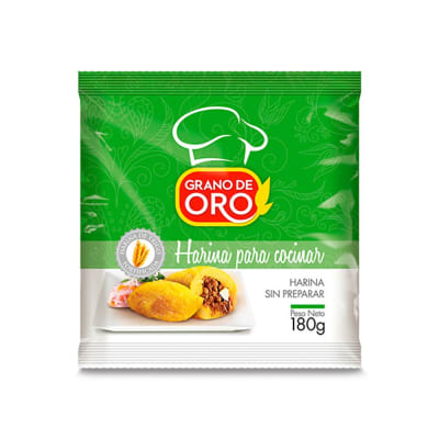 Harina S/Preparar Grano de Oro x 180gr
