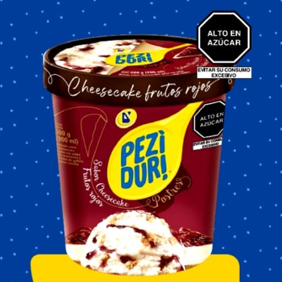 Helado Peziduri cheesecake