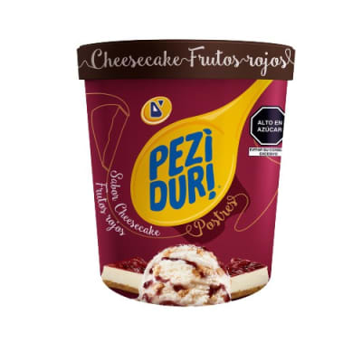 Helado Peziduri Cheesecake Frutos Rojos