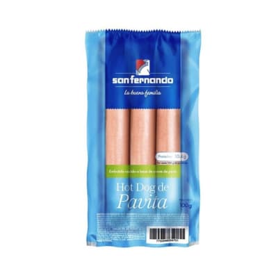 Hot Dog pavita Pqte x 100gr