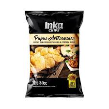 Piqueo Papas Inka chips queso parmesano/cebolla