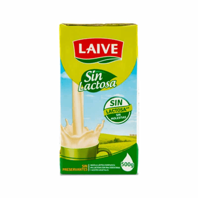 LECHE LAIVE SIN LACTOSA 480GR