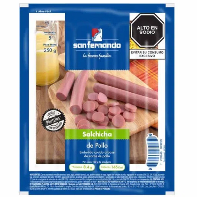 Salchicha de pollo 200gr