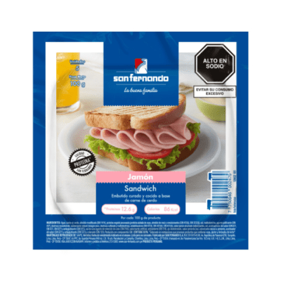 Jamon Sandwich en Pqte 100gr