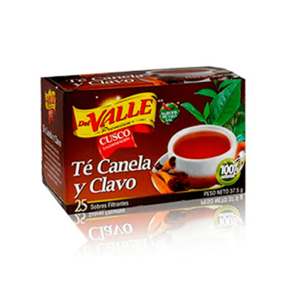 Del Valle Te, Canela y Clavo x25 Filtrantes