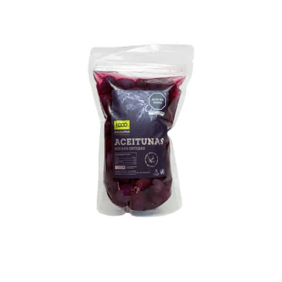 Mil Olivos Aceituna negra entera 750gr