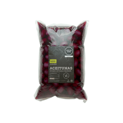Mil Olivos Aceituna negra entera 1.5kg