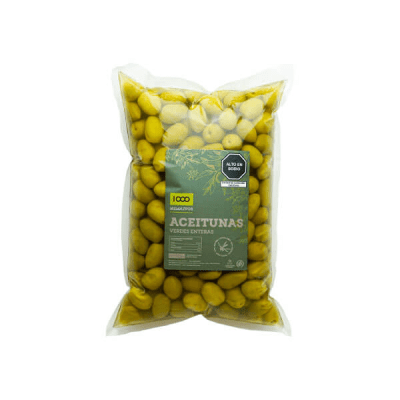 Mil Olivos Aceituna verde entera 1.5kg