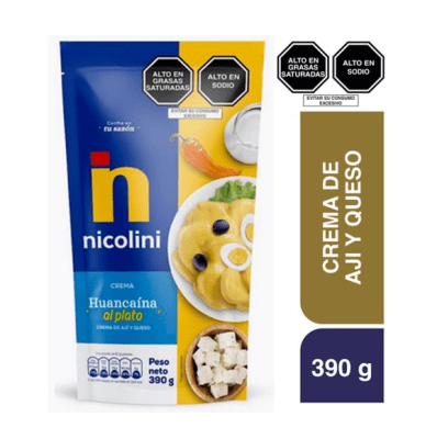 Crema huancaína al plato 390gr