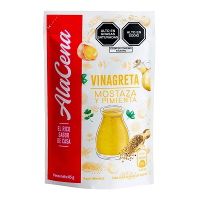 Vinagreta Mostaza y Pimienta Alacena 85gr