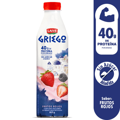 Yogurt Laive Griego Frutos Rojos 800gr