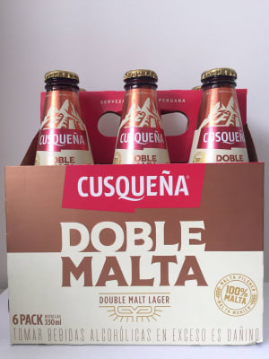 Cerveza Cusqueña Doble Malta Six Pack (botella de 330ml c/u)