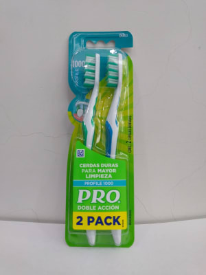 Cepillo de Dientes PRO Doble Acción Profile 1000 (Pack x 2Und)