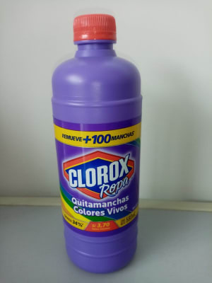 Lejía CLOROX Ropa Colores Vivos - Quitamanchas 580ml