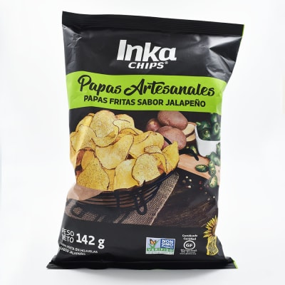 Piqueo Papas artesanales Inka chips jalapeño