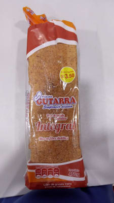 Pan de Molde Integral GUTARRA x 460gr