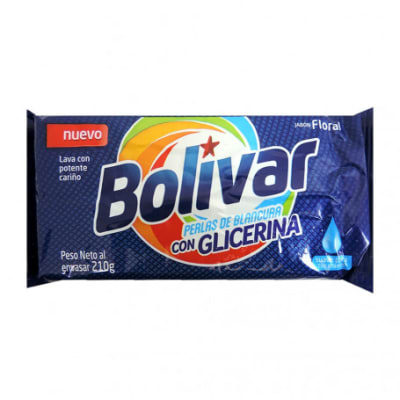 Jabon Bolivar Floral C/Glicerina 210gr
