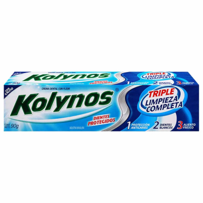 Crema Dental Kolynos Triple Limpieza Completa