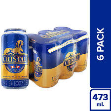 Cerveza Cristal lata