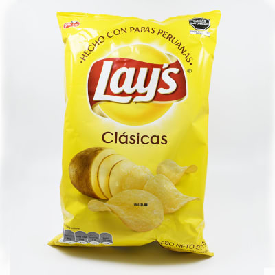 Papas Lays Clásicas en bolsa