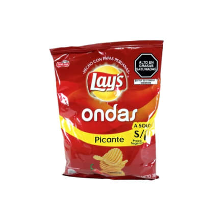 Papas Lays Ondas Picante