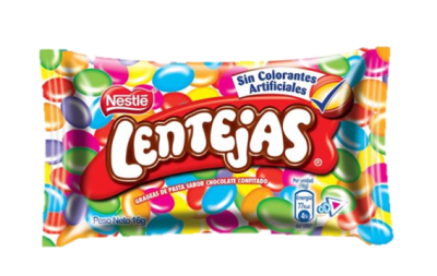 Grageas de Chocolate Lentejas Bolsa 16 gr