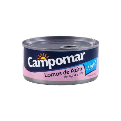 Lomo Atún Campomar Light (Agua y sal) x 170 gr