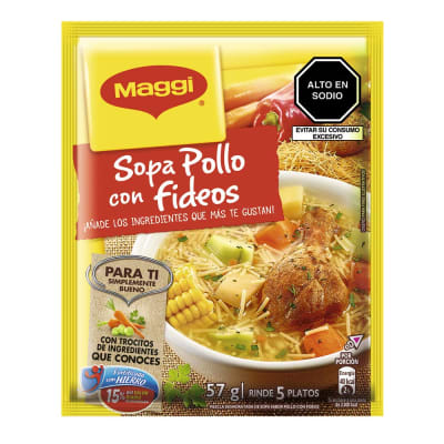 Maggi sopa de pollo c/ fideos